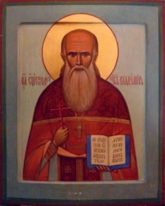 Рукописная икона Владимир Мощанский