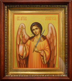 Рукописная икона Ангел Хранитель 138 