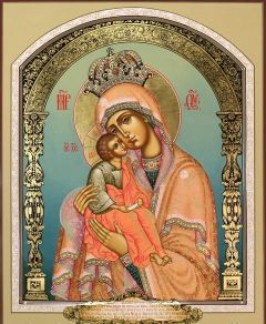 Рукописная икона Цареградская