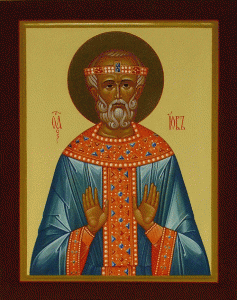 Рукописная икона Акакий Каппадокиянин