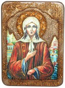 Икона Ксения Петербургская (Петурбуржская) с камнями