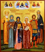 Рукописная семейная икона 102