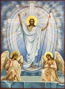 Рукописная икона Воскресение Христово 10