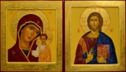 Рукописная венчальная пара под старину 117 (Размер 27*31 см)