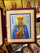 Рукописная икона Ольга равноапостольная 21 