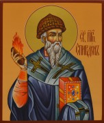 Рукописная икона Спиридон Тримифунтский 33