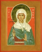 Рукописная икона Алевтина Кесарийская